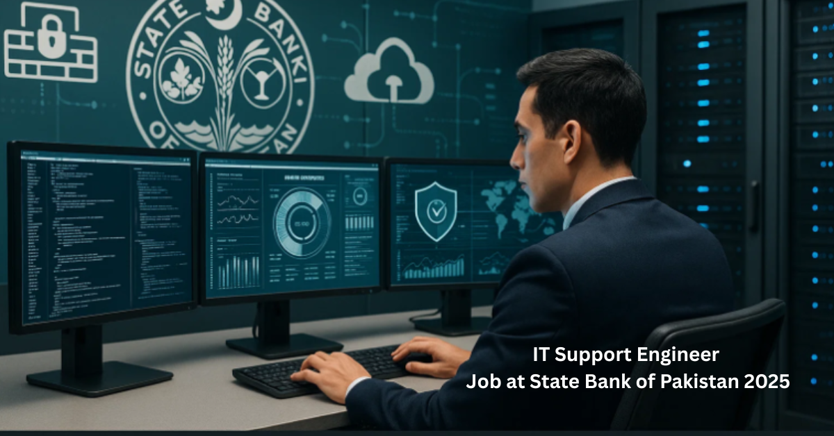 IT Support Engineer Job at State Bank of Pakistan 2025